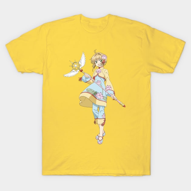 Card Captor Sakura - Sakura T-Shirt by Nykos